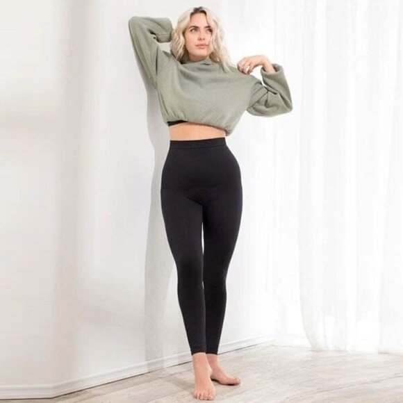 Shapermint Empetua Womens High Waist Shaping Leggings Sz Small Black 42075 $60 - Picture 11 of 16